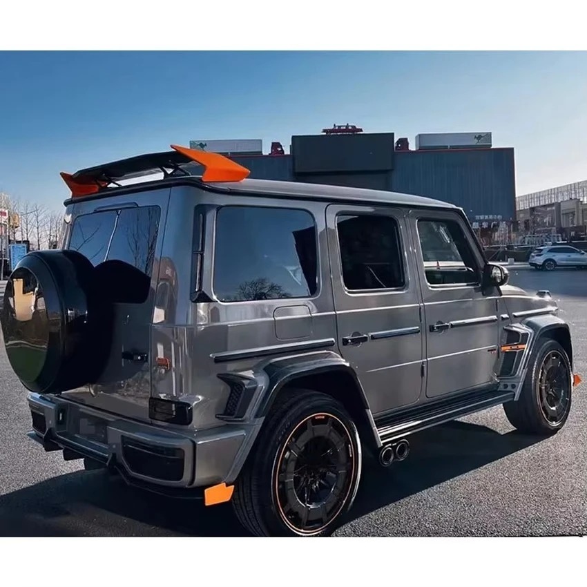 Upgrade Rocket B900 Dry Carbon Fiber Rear Spoiler Wing for  G Wagon Body Kit W464 G63 G500 G550 2019y+
